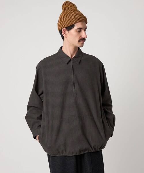 STEVEN ALAN（スティーブンアラン） シャツ チェック ジップ プル