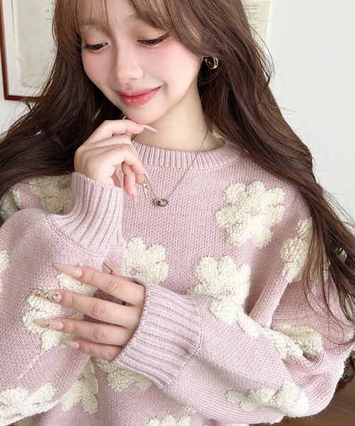 moment+ ニット セーター 「累計販売枚数1万枚突破！」6G ループヤーン