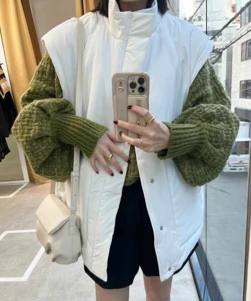 hinari（ヒナリ） ブルゾン アウター 中綿2WAYアウター レディース