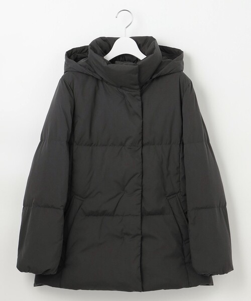 ダウンコート ダウンジャケット 「洗える」ブラッシュドマルチポリ