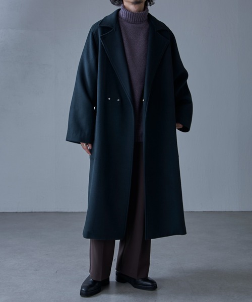 Lui's（ルイス） チェスターコート L グリーン メンズ : ZOZOTOWN