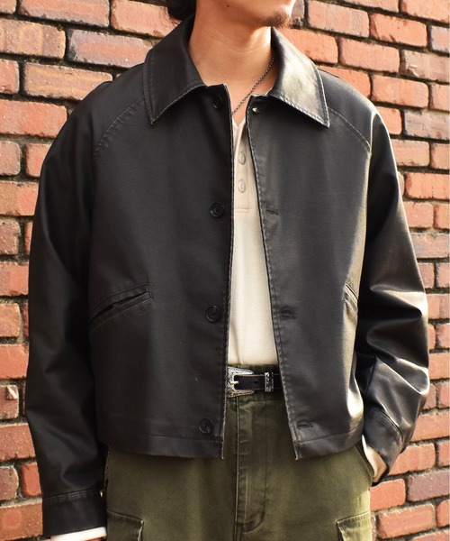 Noen（ノエン） ブルゾン アウター ヴィンテージライクレザー