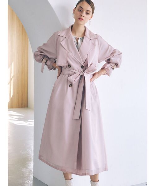 MERCURYDUO（マーキュリーデュオ） トレンチコート コート シアー