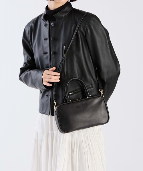 agnes b.（アニエスベー） ショルダーバッグ バッグ レザー 2way