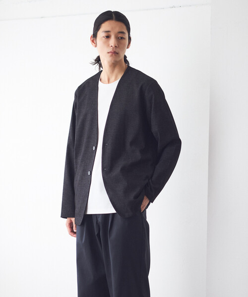 COMME CA ISM（コムサイズム） ジャケット ノーカラージャケット