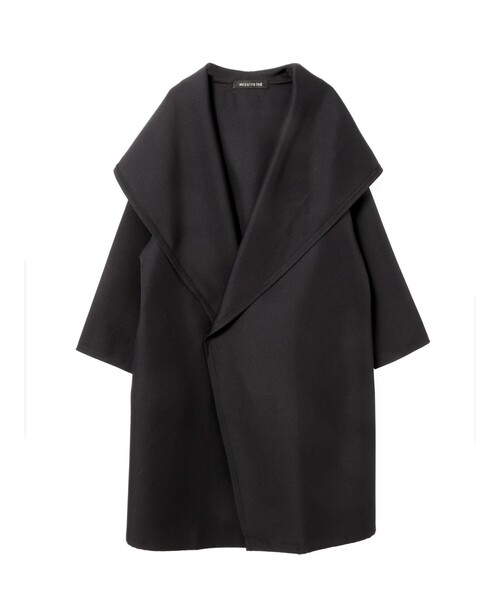 mizuiroind（ミズイロインド） アウター ドレープフードコート