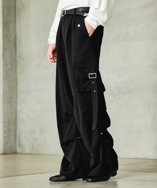 HARE（ハレ） カーゴパンツ 「SET UP対応」ニータックベルトカーゴ