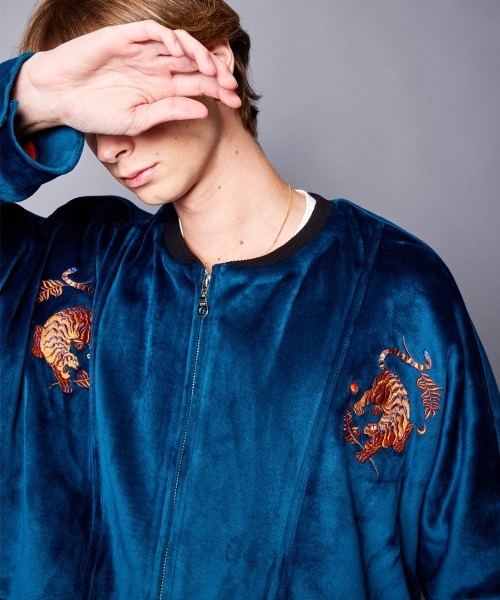 rehacer（レアセル） スカジャン : Dolman Wide Souvenir Jacket