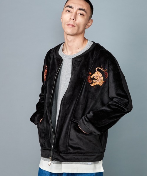 rehacer（レアセル） スカジャン : Dolman Wide Souvenir Jacket