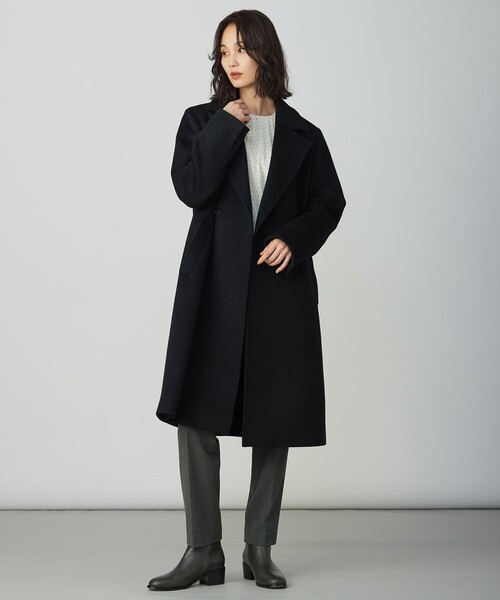 J.PRESS（J.プレス） コート アウター Pureラムウール ダブル ロング