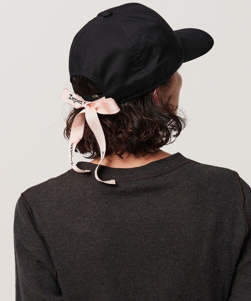 repetto（レペット） キャップ 帽子 「repetto」リボン ロゴ キャップ