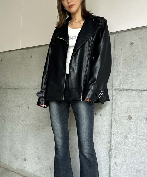 EGOIST（エゴイスト） レザージャケット ライダース Backタック