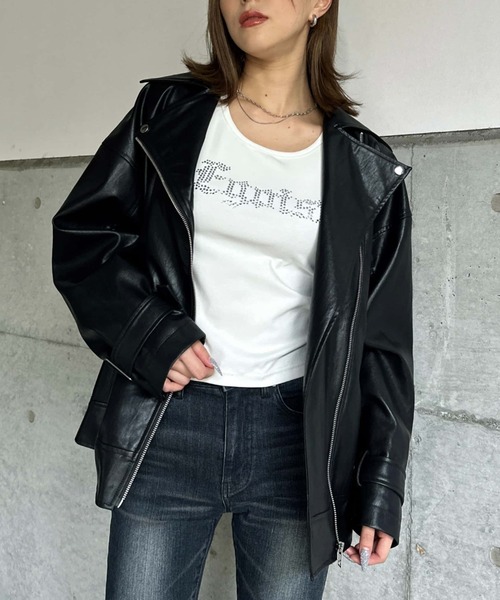 EGOIST（エゴイスト） レザージャケット ライダース Backタック