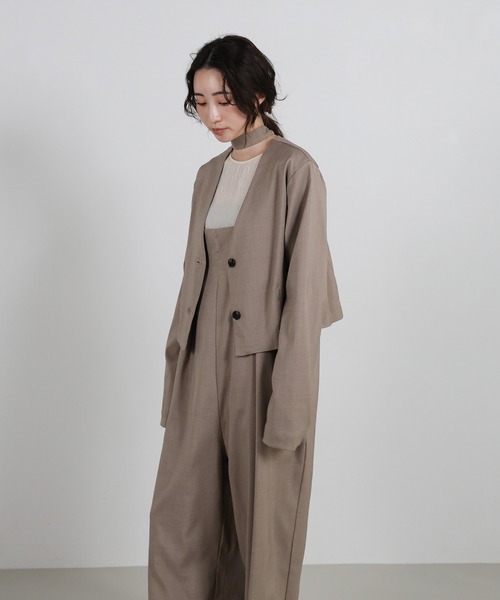 select MOCA Et サロペット オーバーオール 「Et」No-Collar Jacket
