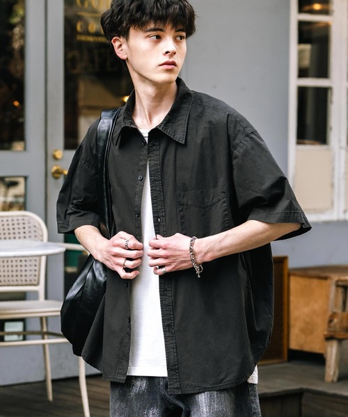 Rocky Monroe（ロッキーモンロー） シャツ オーバーサイズ ピグメント