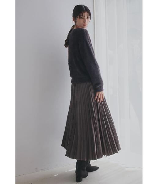 THE SHOP TK ニット セーター 「華やかで柔らか」ふわふわフェザー