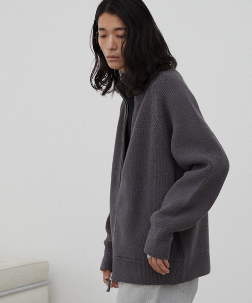 WYM LIDNM カーディガン HEAVY WEIGHT DRIVERS KNIT メンズ : ZOZOTOWN