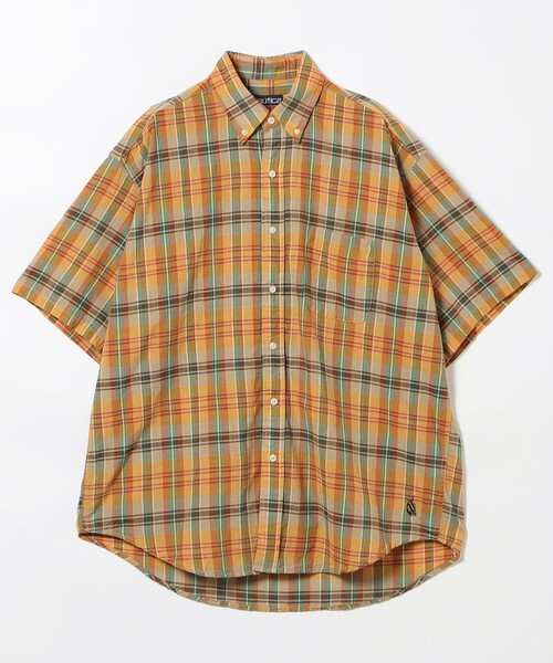 NAUTICA（ノーティカ） シャツ インドマドラスチェック ショート