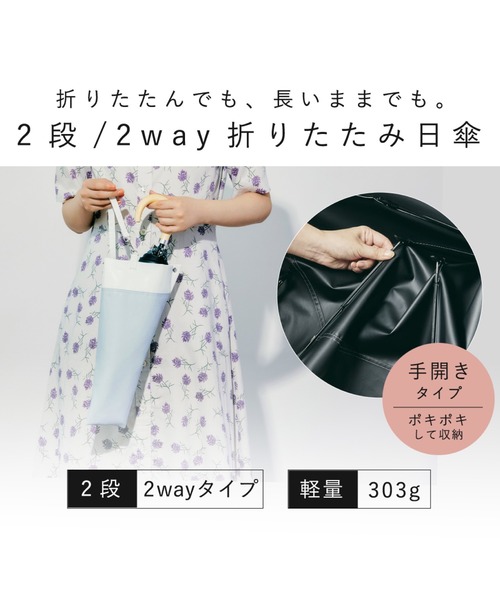 Waterfront（ウォーターフロント） 折りたたみ傘 「最高水準の日傘