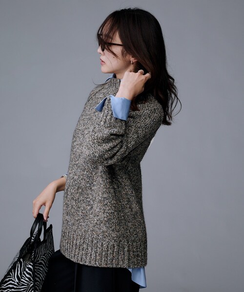 UNTITLED（アンタイトル） ニット セーター 「ゆったりサイズ