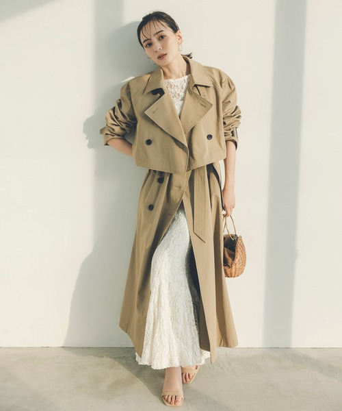 anuans（アニュアンス） トレンチコート コート 3WAYトレンチコート