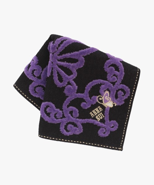 ANNA SUI（アナスイ） ハンカチ ハート＆バタフライ タオルハンカチ