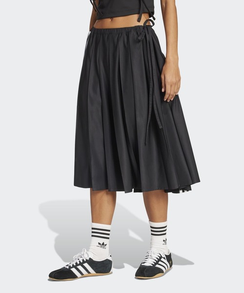 adidas（アディダス） スカート リボン プリーツ マキシスカート