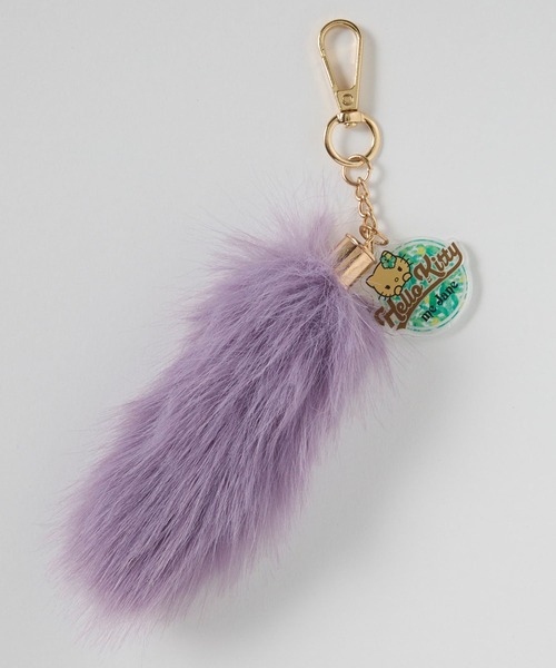 agete（アガット） チャーム K10アメジスト／パールピアスチャーム