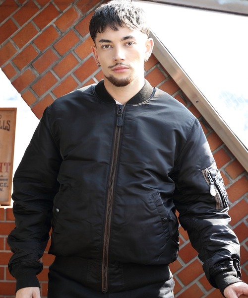 HOUSTON（ヒューストン） ma1 ma-1 HOUSTON MA-1フライト メンズ