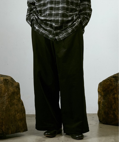 Dulcamara（ドゥルカマラ） パンツ モールスキンアジャストワイドPT