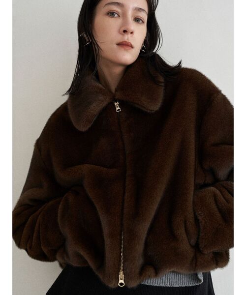 ELENDEEK（エレンディーク） ブルゾン アウター ファージップブルゾン