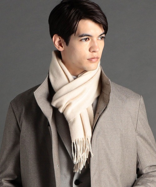 MONSIEUR NICOLE（ムッシュニコル） マフラー 「ex/tra」カシミヤ100