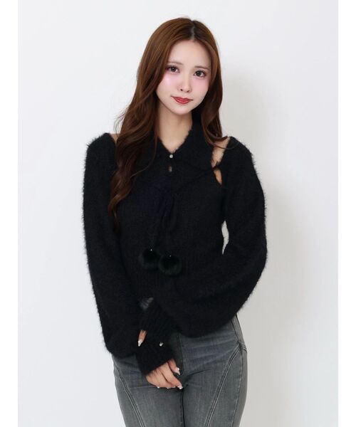 EATME（イートミー） ニット セーター シャツカラーアンサンブルニット