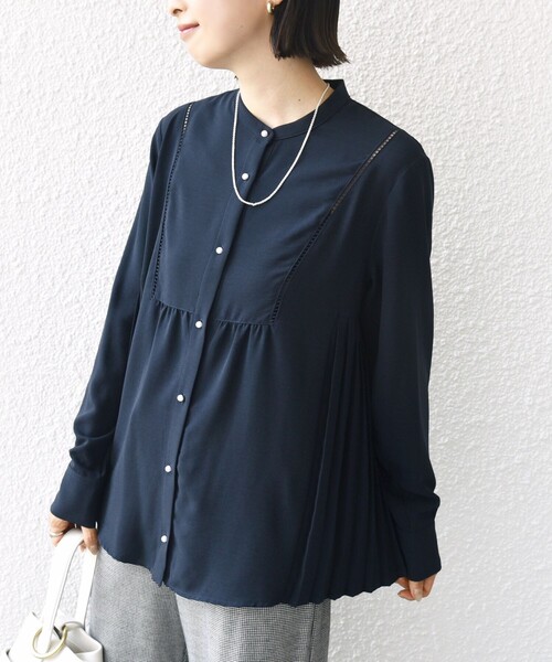 SHIPS（シップス） ブラウス シャツ 「WEB限定」「手洗い可能