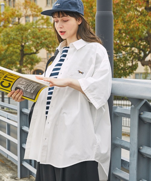 PENNEYS（ペニーズ） ブラウス シャツ 別注 THE FOX ロゴ ワッペン刺繍