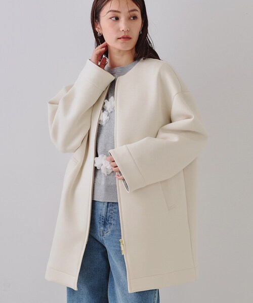 OPAQUE.CLIP（オペークドットクリップ） ノーカラーコート コート ノー