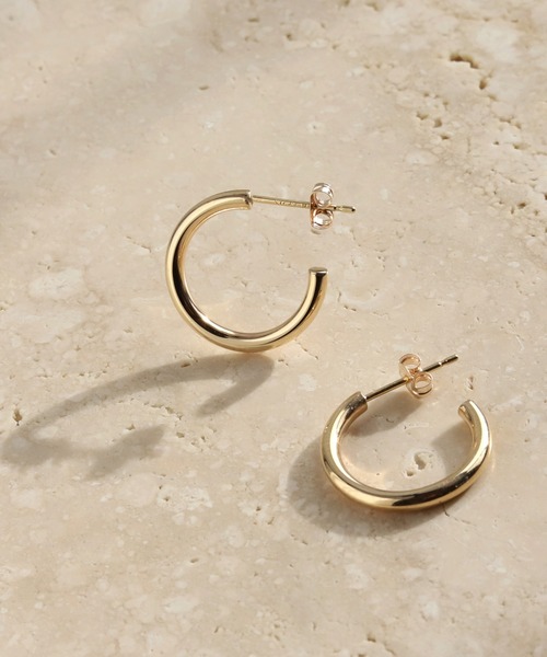 SIENA ROSE（シエナロゼ） ピアス パイプハーフフープピアス「M