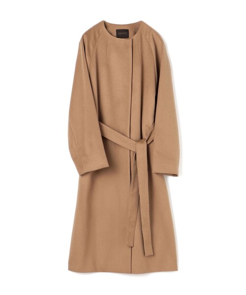 TOMORROWLAND collection ノーカラーコート コート ピュアカシミヤ