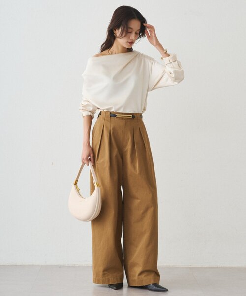 Loungedress（ラウンジドレス） チノパン チノベルトタックパンツ