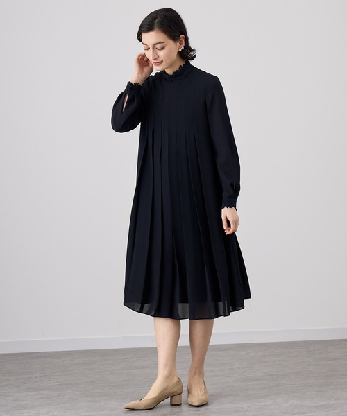 ANAYI（アナイ） ワンピース シアードビーレースプリーツ ワンピース