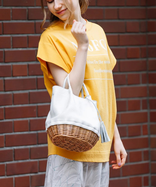 perche（ペルケ） トートバッグ perche / 牛革×ヤナギ底2wayトート