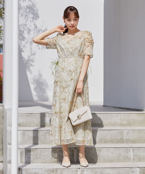 form forma（フォルムフォルマ） ドレス スパンコール刺繍レース