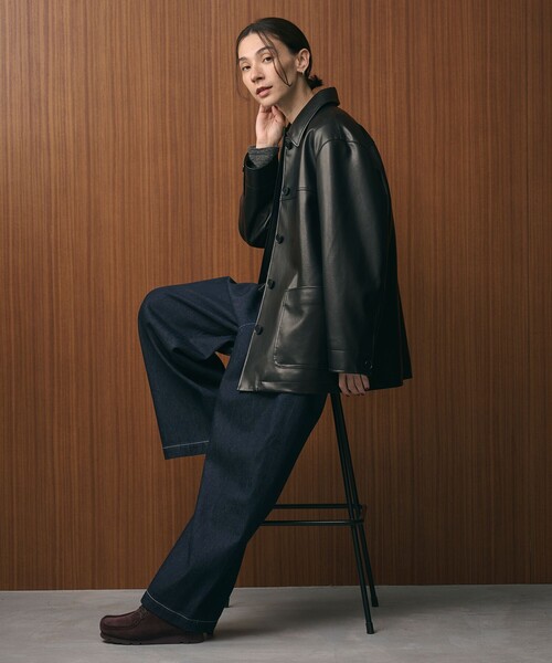 BEAUTY＆YOUTH UNITED ARROWS カバーオール レザーライク カバーオール