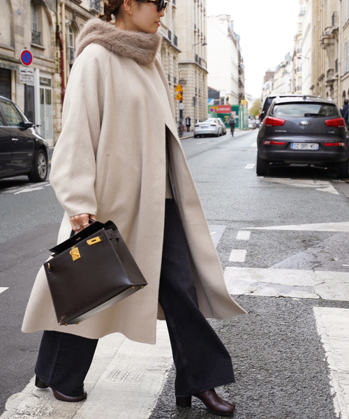 Deuxieme Classe（ドゥーズィエムクラス） ノーカラーコート コート