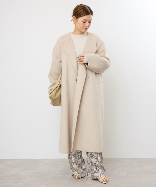 Deuxieme Classe（ドゥーズィエムクラス） ノーカラーコート コート