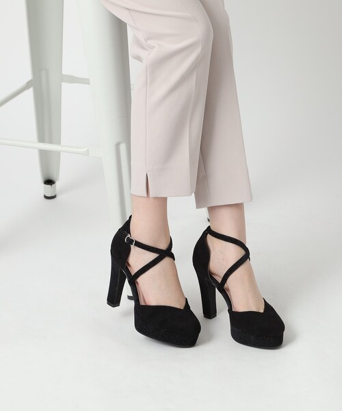 ESPERANZA（エスペランサ） パンプス クロスストラップハイヒール