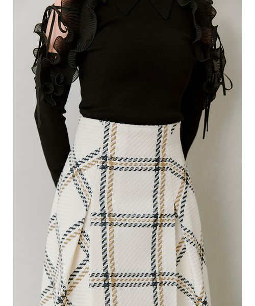 SNIDEL（スナイデル） スカート Sustainableロービングチェックミドル