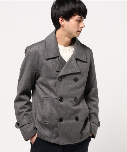 VIBGYOR pコート ピーコート VIBGYOR Select/ ウールブレンド メルトン