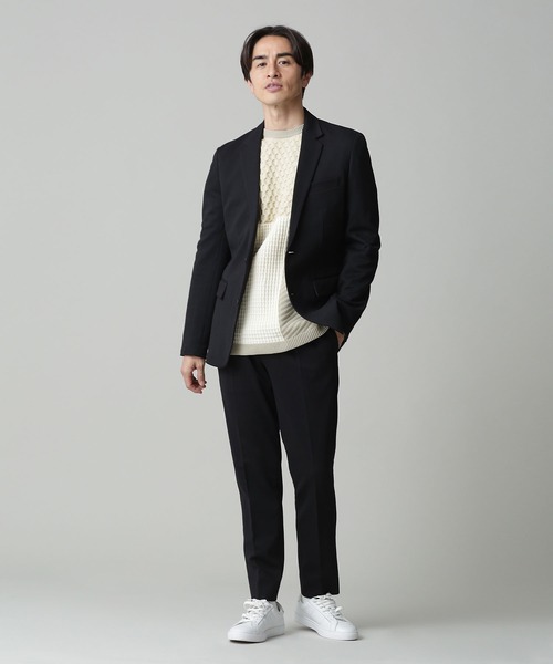 NANO universe（ナノ・ユニバース） セットアップ M ブラック メンズ