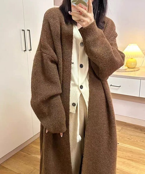 gossip!ロサンゼルス カーディガン ニットロングカーディガン